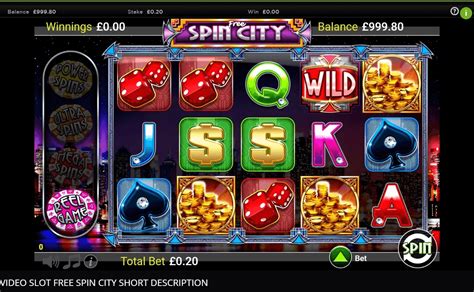  spin city casino online